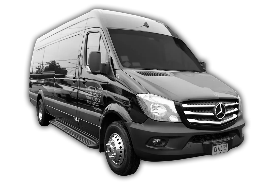 Black Mercedes Executive Sprinter for minibus rental Black Mercedes Executive Sprinter for minibus rental